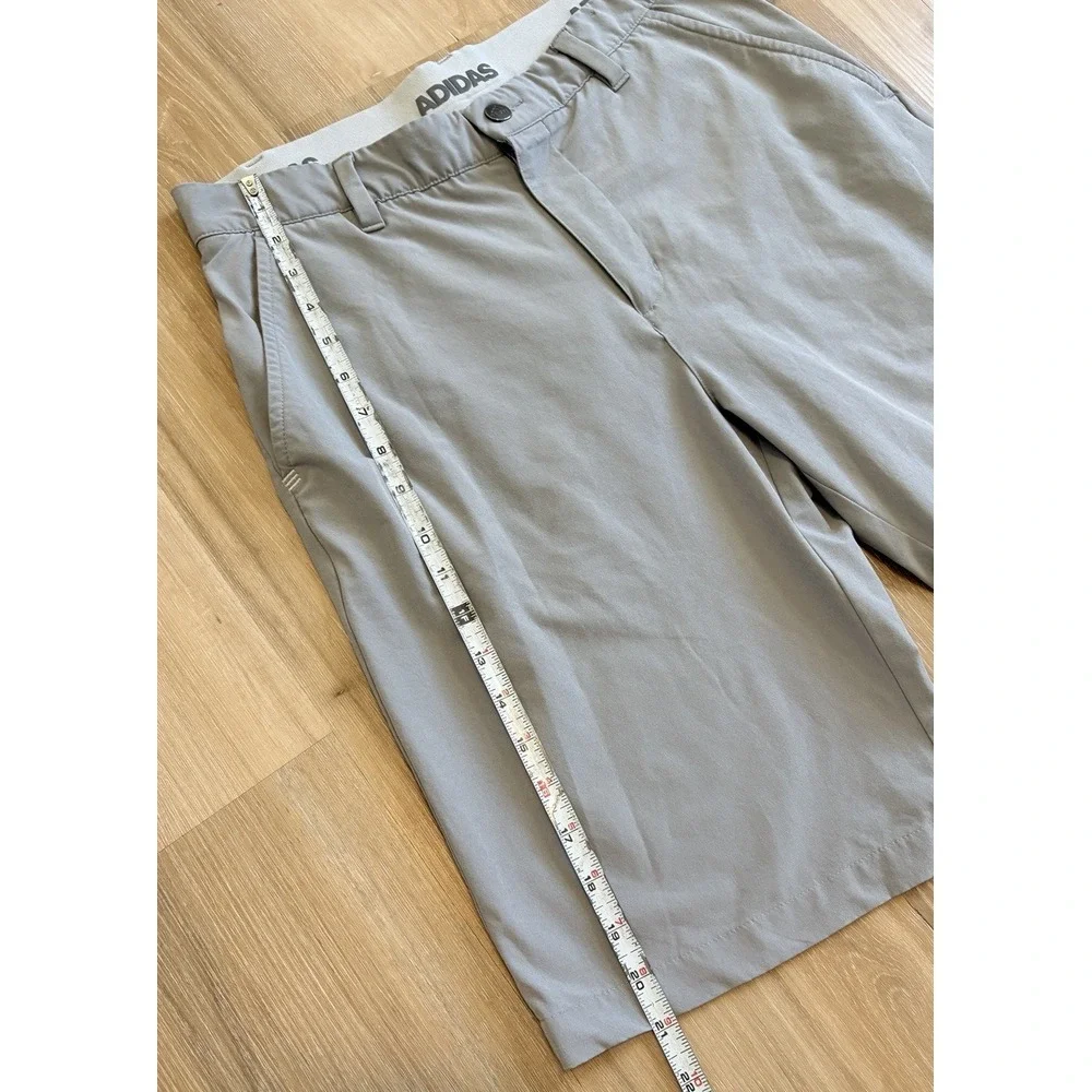 Adidas Mens Golf Shorts 365 Stretch‎ Waist Gray Performance 30 Inseam 10